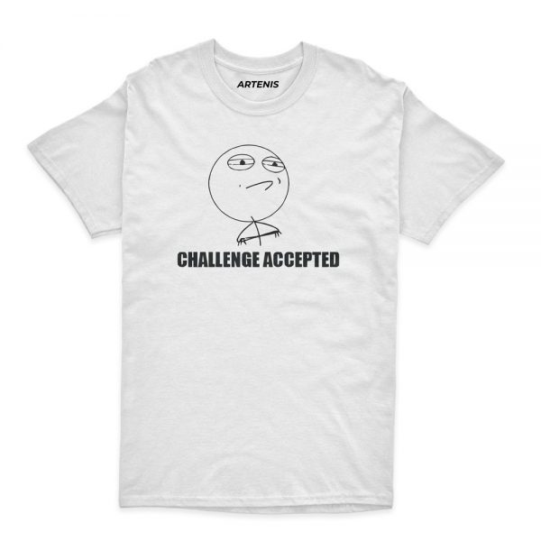 Remera Challenge Accepted Meme