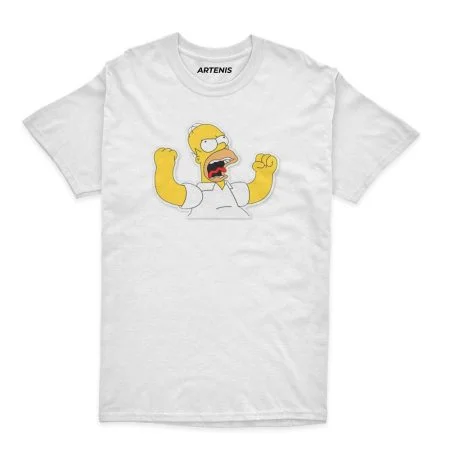 Remera Homero Simpson Gritando