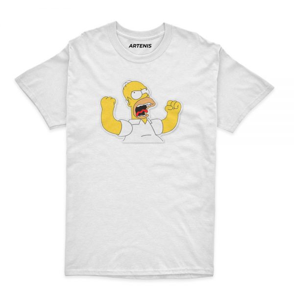 Remera Homero Simpson Gritando