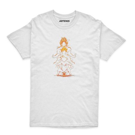 Remera Dragon Ball Goku Transformación