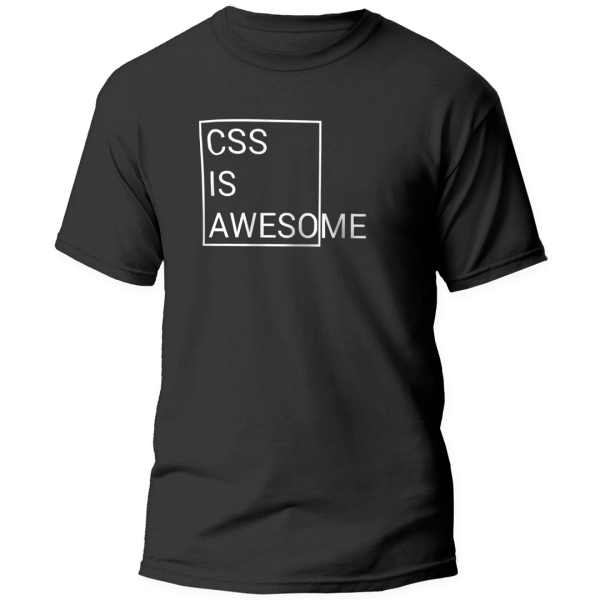 Remera de Programador Front End CSS Is Awesome