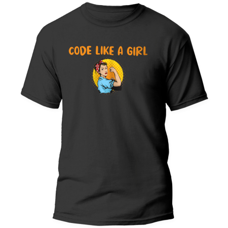 Remera Code Like a Girl