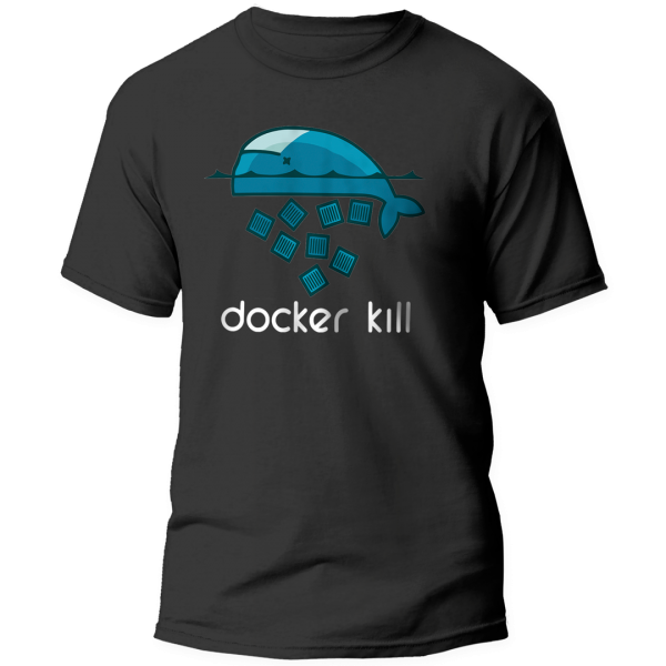 Remera Docker Kill