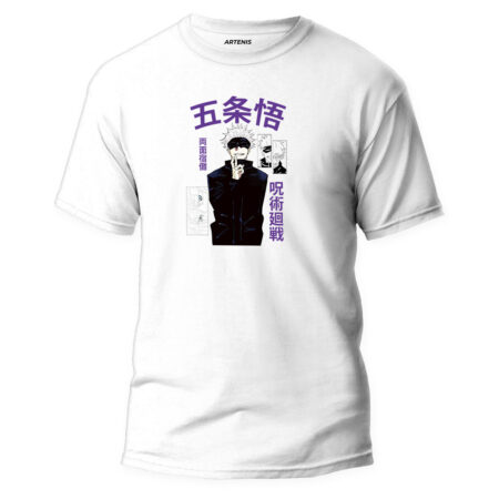 Remera Jujutsu Kaisen de Satoru Gojo Blanca