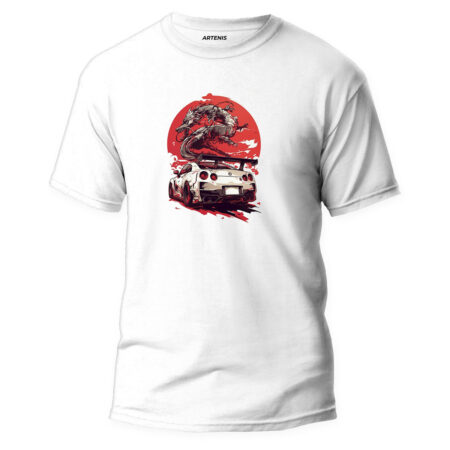 Remera Nisan GTR R35 Blanca