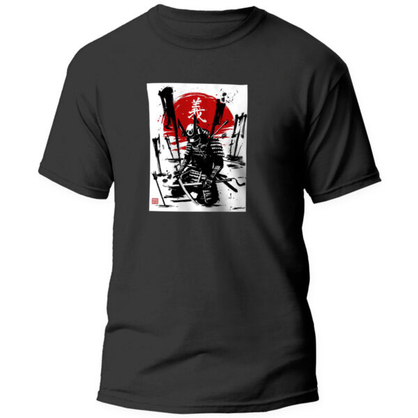 Remera Batalla Samurai Negra