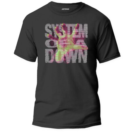 Remera System of a Down Neon