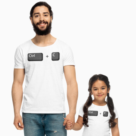 2x1 Remera Día Del Padre Combo Control C y Control V