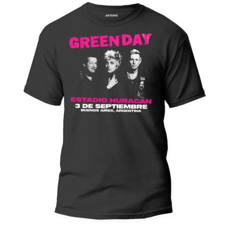 Remera Green Day Huracan 2025