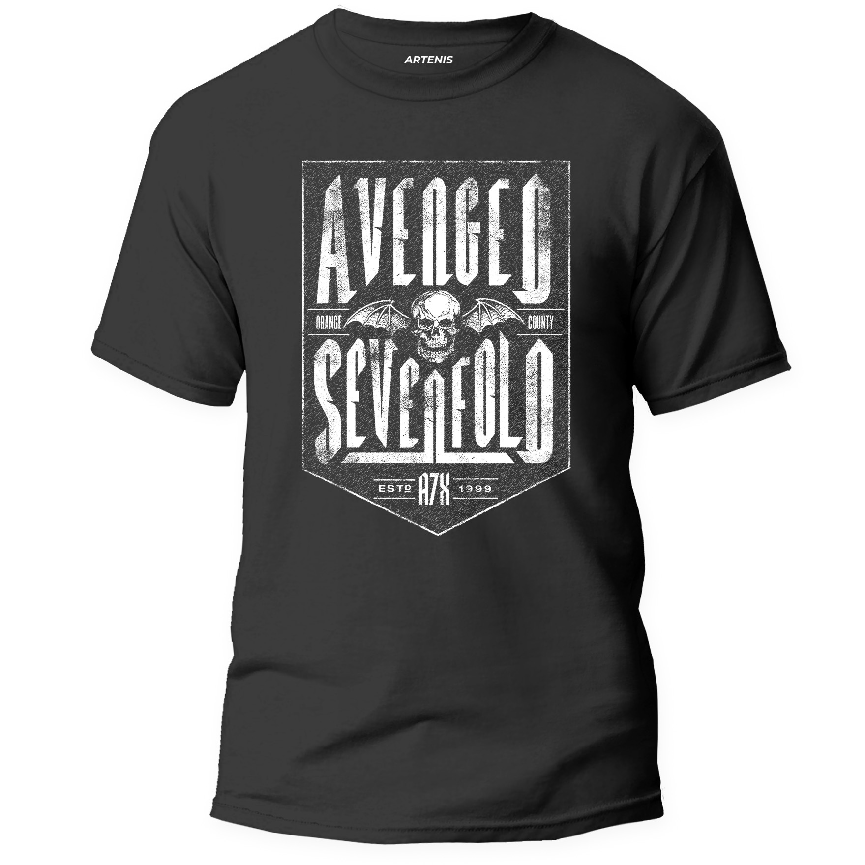 Remera Avenged Sevenfold Escudo 1 Remera Avenged Sevenfold Escudo