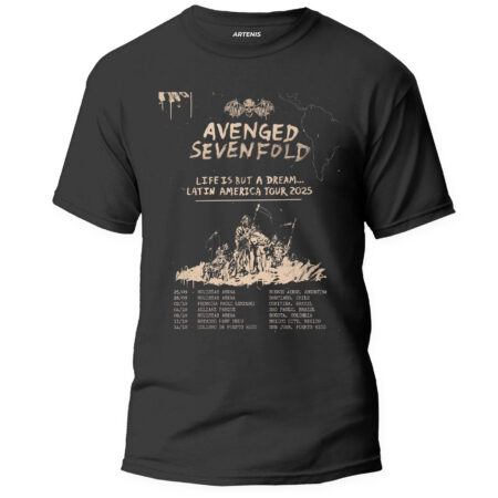 Remera Avenged Sevenfold Latin American Tour