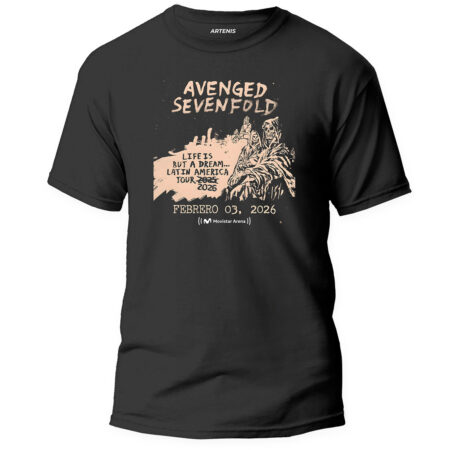 Remera Avenged Sevenfold Movistar Arena
