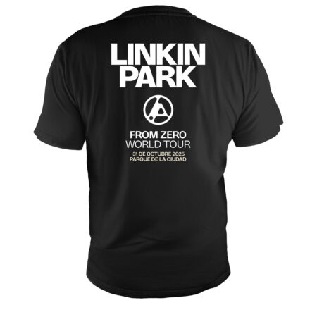 Remera Linkin Park Buenos Aires Fecha Dorso
