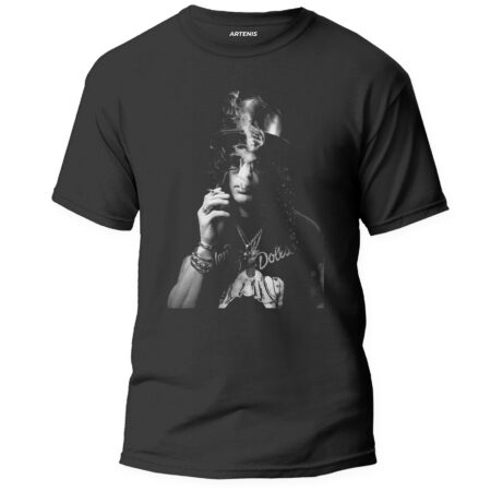 Remera Slash Fumando Rose Guns N' Roses