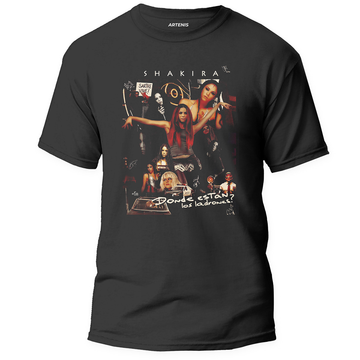 Remera Shakira Donde Están Los Ladrones 1 Shakira Donde Están Los Ladrones