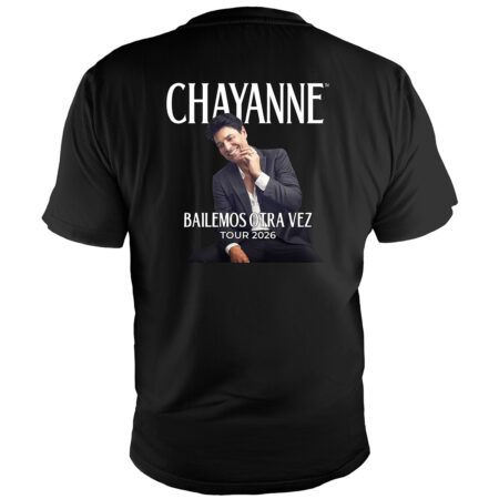 Remera Chayanne Tour 2026 Dorso