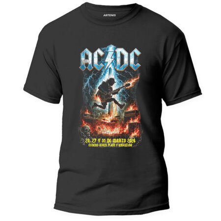 Remera AC/DC Obelisco Fechas Argentina