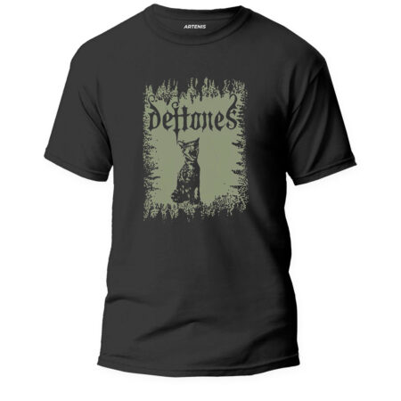 Remera Deftones Cat Fan