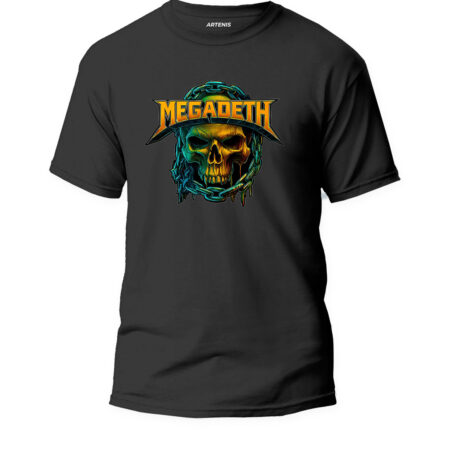 Remera Megadeth Skull Design