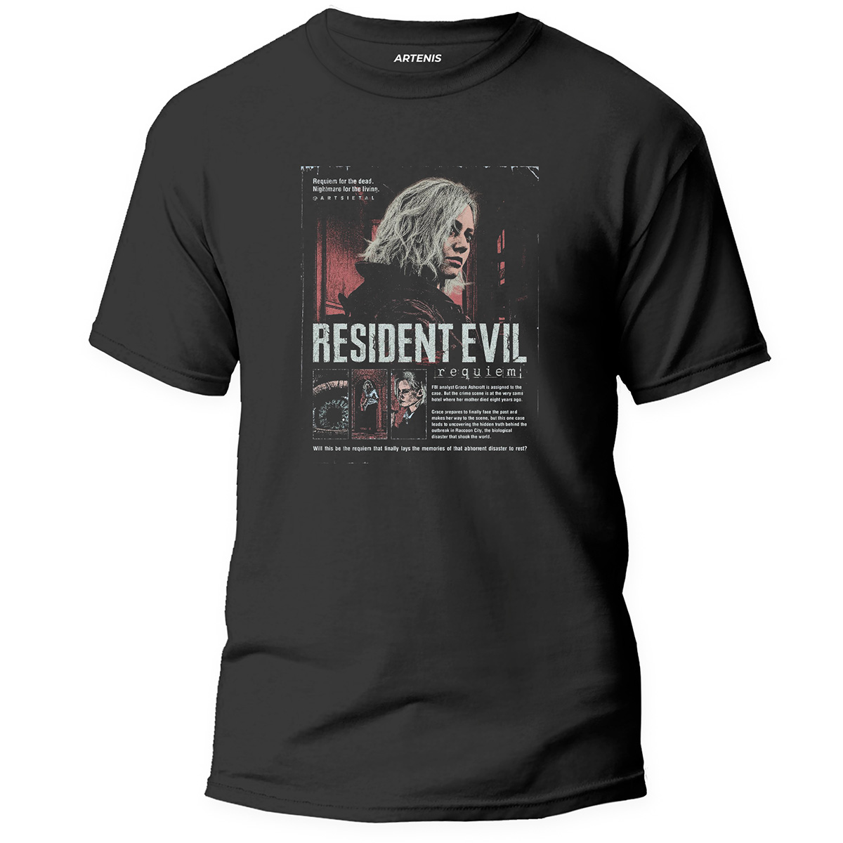 Remera Resident Evil Requiem Grace 1 Remera Resident Evil Requiem Grace