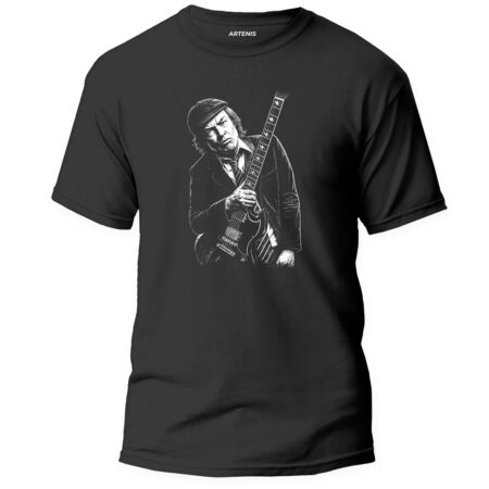 Remera Angus Young Guitarra