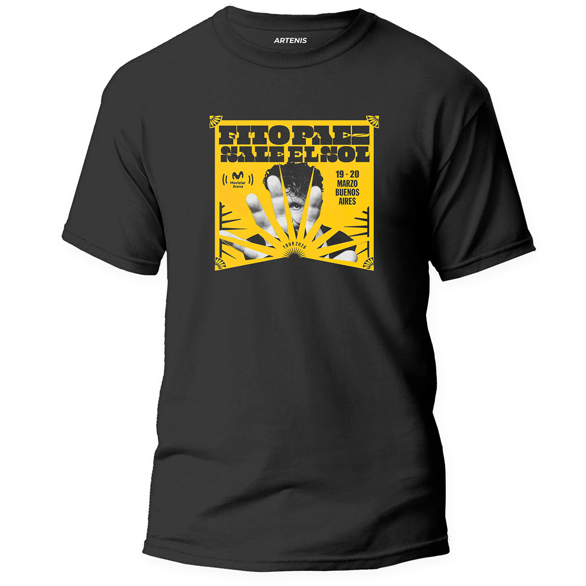 Remera Fito Páez Fechas 1 Remera Fito Páez Fechas
