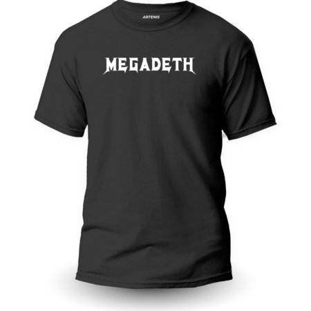 Remera Megadeth Logo Blanco