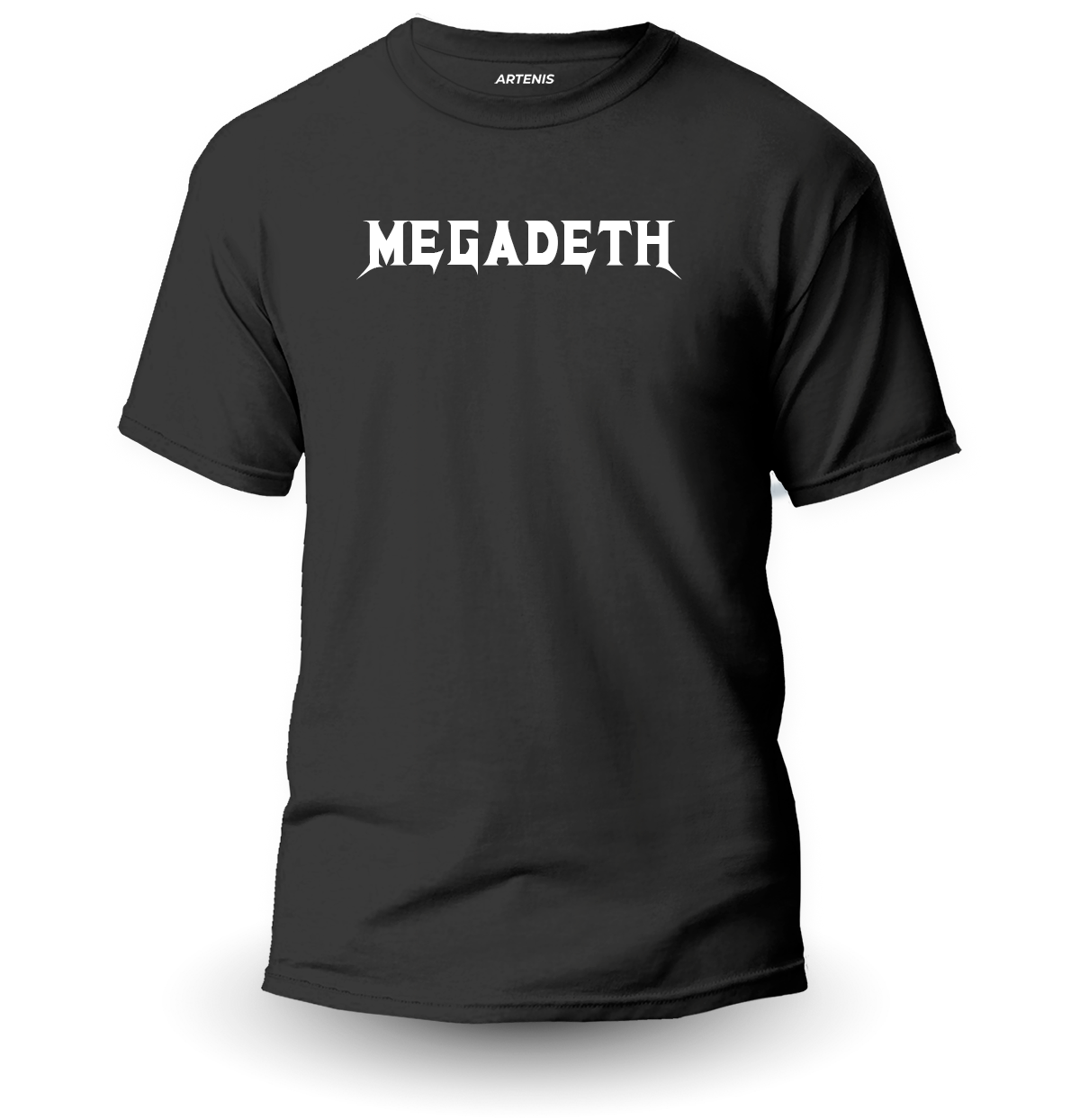Remera Megadeth Logo Blanco 1 Remera Megadeth Logo Blanco