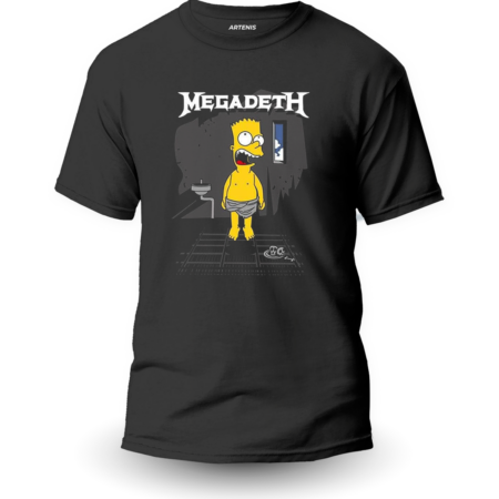 Remera Megadeth Bart Simpson