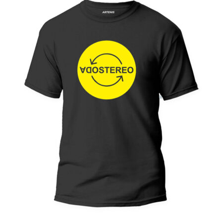 Remera Soda Stereo Logo Amarillo