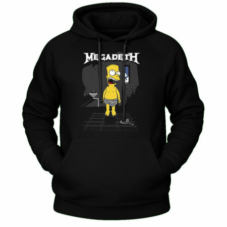 Buzo Canguro Megadeth Bart Simpson