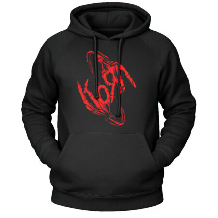 Buzo Canguro Korn Red Dark Hand