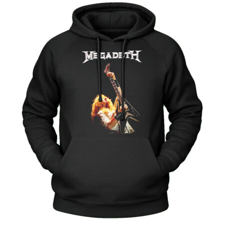 Buzo Canguro Megadeth Dave guitarra