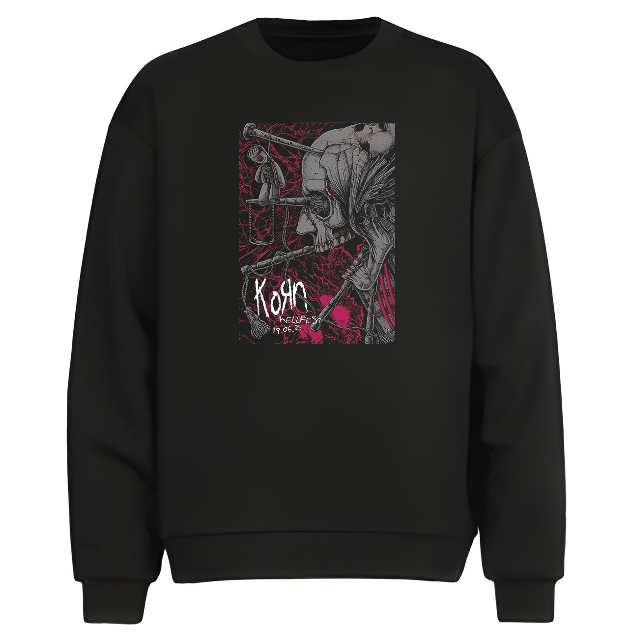 Buzo Cuello Redondo Korn hellfest 1 Buzo Cuello Redondo Korn hellfest