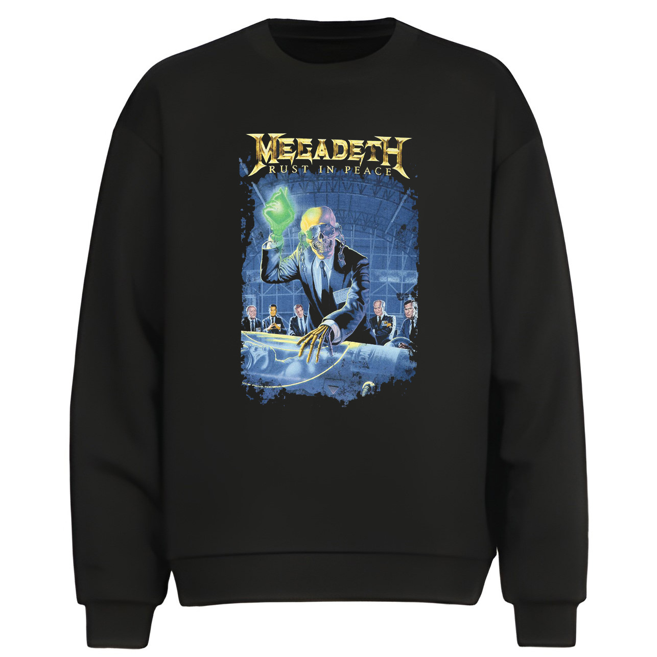 Buzo Cuello Redondo Megadeth Rust In Peace Album 1 Buzo Cuello Redondo Megadeth Rust In Peace Album