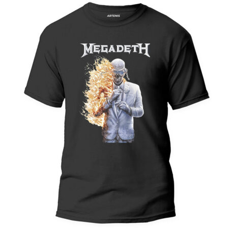 Remera Megadeth Flame