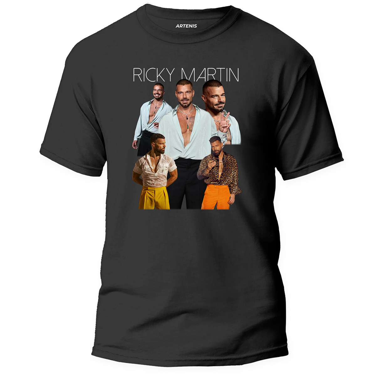 Remera Ricky Martin Collage 1 Remera Ricky Martin Collage