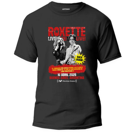 Remera Roxette Buenos Aires