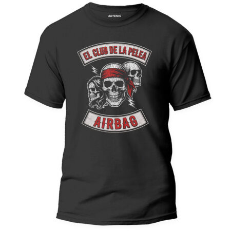 Remera Airbag El Club de La Pelea Efecto Bordado