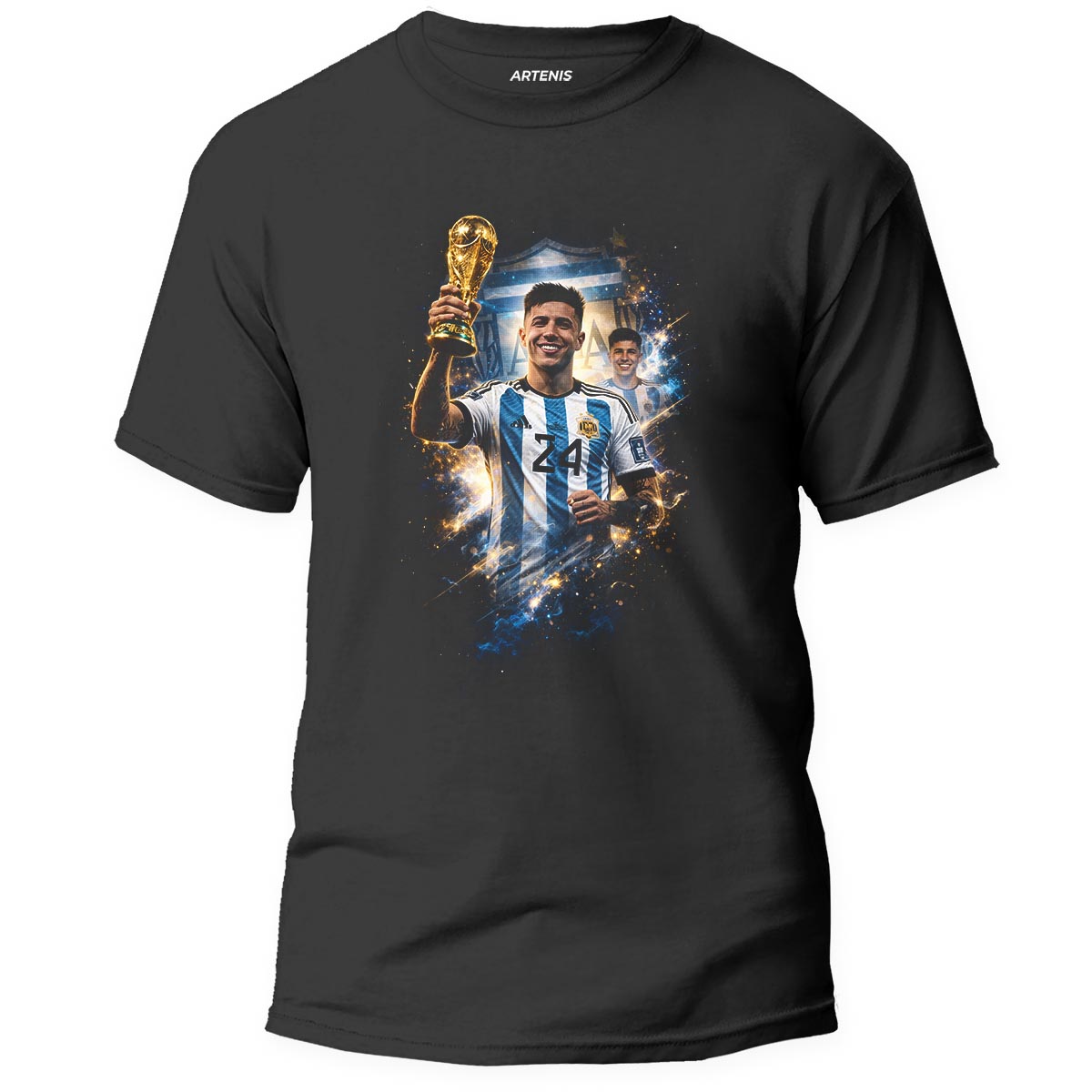 Remera Enzo Fernández Campeón 1 Remera Enzo Fernández Campeón
