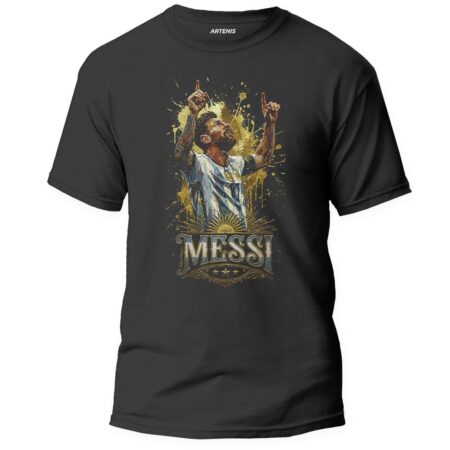 Remera Messi Gold