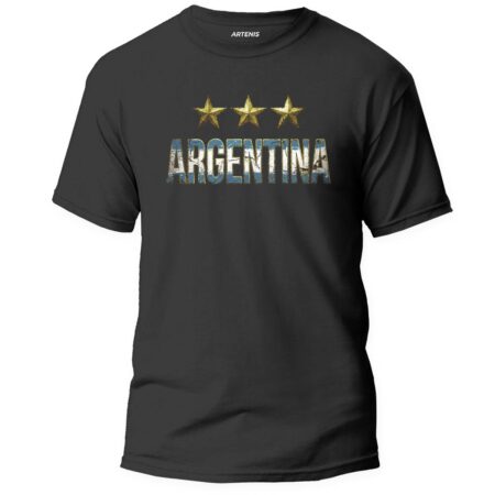 Remera Argentina 3 Estrellas