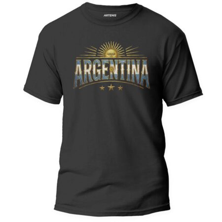 Remera Argentina Tipografía
