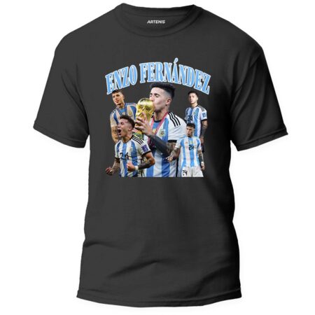 Remera Enzo Fernández Collage