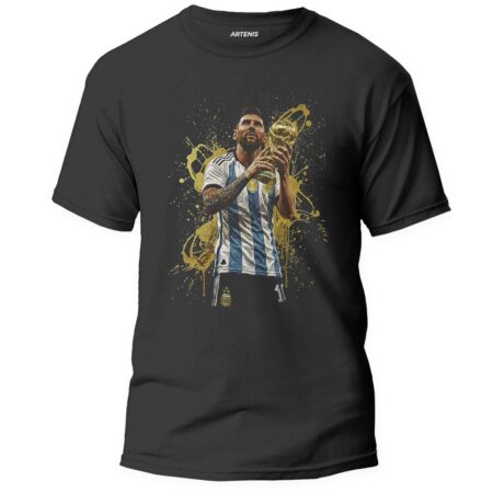 Remera Messi y La Copa Del Mundo