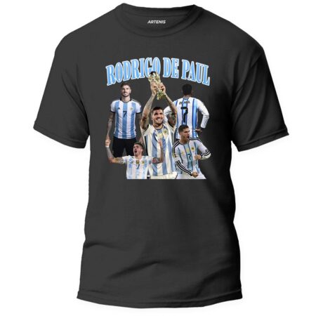 Remera Rodrigo De Paul Collage